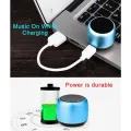 Original World's Smallest Coin Size Bluetooth Speaker - The Mini Smallest Rechargeable Music Player Loudspeaker - Premium Sound Aluminum Wireless Speakers with Call Mic - Ultra Small Best Pocket Speaker - Portable Speakers For Home Indoor Outdoor Travel. 