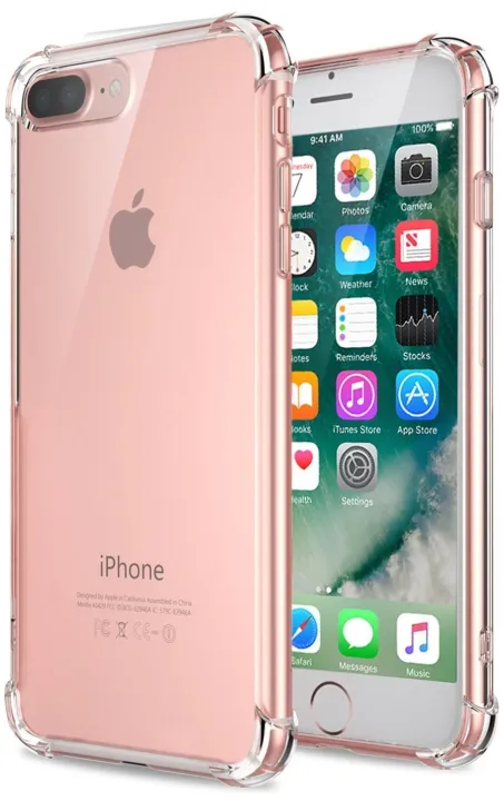 Apple%20iPhone%207%20Plus%20Back%20Cover%20Transparent%20Extra%20Bumper%20Anti%20Shock%20Soft%20Crystal%20Clear%20Case%20Cover%20For%20iPhone%207%20Plus%20-%20Image%204