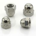 Stainless Steel SS Cap Nut (Topi Nut) Size : M6 (Pack of 4pcs). 