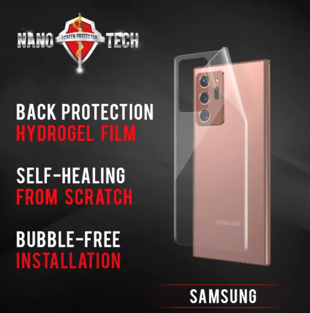 Premium Back Sheet for Note 20 Ultra - Samsung Note 20 Ultra Back Protector Sheet Transparent Jelly