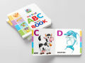 Little Board Book of ABC "Capital English Alphabets" for kids - Pocket Size - Hard Bound - Premium Quality. 