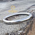 Silver Stainless Steel Heavy Bracelet/Kara for Boys and Men. 