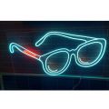 Neon Light Glasses Shape Large sign board for Glasses shops. 