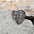 Silver IYI Ertugrul Kayi Tribe Ring for Boys. 