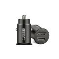 Smart Signal X8 Mini Metal Car Charger – Dual USB Quick Charge, Super Fast Charging for iPhone, Android, Galaxy & More with Official Warranty. 
