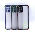Oppo F19 Pro Back Cover Smoky Matte Bumper Armor Case Camera protection Cover Oppo F19 Pro For Boys. 