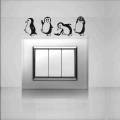 Zecor Gallery Cute Penguin Merch Switch Wall Sticker. 