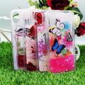 Apple iPhone X Back Cover Water Glitter Shiny Ladies ( Stylish Fancy Cover For Girls ) Soft Silicon Case For iPhone X. 
