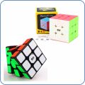 Pack of 2 QIYI Warrior S Cubes 3x3x3 - White and Black Magic Cubes. 
