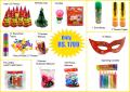 Pack of 14 Birthday Decoration Items Deal - 06 Complete Birthday Decoration Items. 