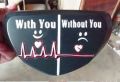 Cd 70 or 125 back light sticker heart. 