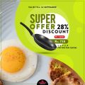 Sonex Super Fry Pan - Non Stick Coating - Black. 