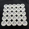 5 Pcs 12W LED Chip with Capacitor Driver AC 220V input - Light Colour White High Quality. 