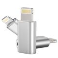 Android Micro Usb To Iphone Lightning Charging Converter Usb Adapter , jack , connector , charger , cable ,pin ,iOS , Apple White high quality. 