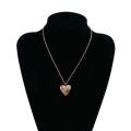 Love Heart Locket Pendants Openable Photo Frame Glossy Family Picture Necklace Family Love Gift. 