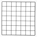 Metal Mesh Grid Panel Photo Wall Decor Art Display for Home with Easy Installation. 