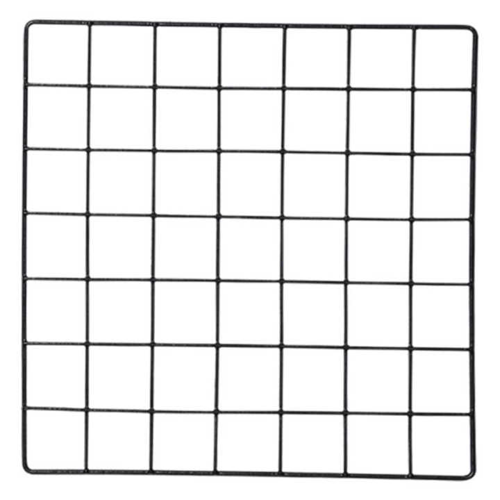 Metal Mesh Grid Panel Photo Wall Decor Art Display for Home with Easy Installation