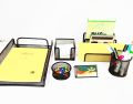 Metal Mesh Executive Desk Organizer Set of 6 Pcs For Home and Office Use. 