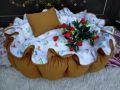 Sleep and Play Mat, Baby Floor Pillow, Nest Play Mat, Double sided Baby Nest Bed, Round Toddler nest, Babynest Newborn. 