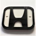 Honda monogram Plastic Front Logo for 70 and 125cc Universal Black and White. 