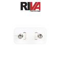 2 Pin Plug, 2 Pin Plug of 7 Amp, Plug switch, 2 Pin Power Plug Hollow pin socket plug, SK/TP17A, RIVA. 
