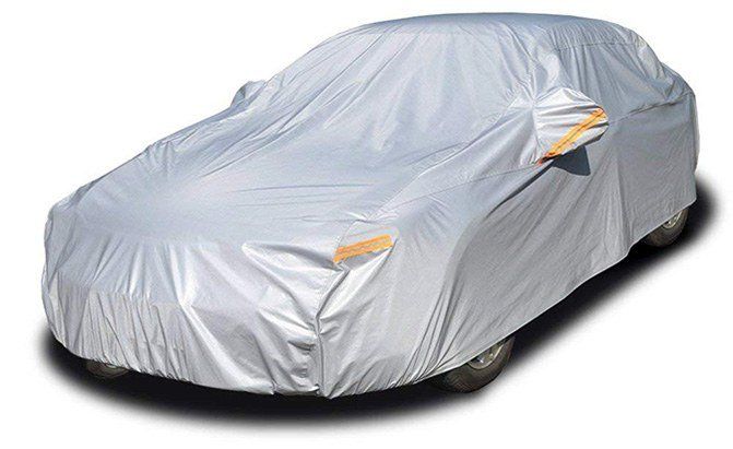 Microfiber Car Top Cover for Honda City - Civic - Toyota Corolla - Yaris  Weatherproof Protection Cover Water and Dust Proof Heavy Fleece High Quality Top Cover  Cover
