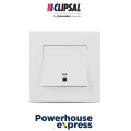 Vivace Double Pole Switch with Neon, 20A Double Pole Switch, Light Switch, DP Switch, Toggle Double Pole Quiet Switch, Double Pole Switch with Neon, Clipsal Switch, VIVACE-KB31D20NE. 