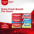 Triple Fresh Deal - Colgate MaxFresh Spicy Fresh + Peppermint Ice + Citrus Blast 125g x 3. 