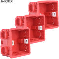 SMATRUL - 86*86mm Wall Switch Box - Socket Bottom Box - Junction Box Single Base - 1/2/3 PC. 