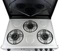 Welcome 3 Burner 34" Gas Cooking Range WC-5000 - Black and Grey. 