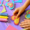 A4 Size - Felt Fabric Sheet for Crafting Pack of 10 Colors. 