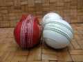 Pack of 2 Cricket Hard Balls Leather and Cork Match Ball. 