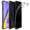 Samsung A51 Back Cover Transparent Extra Bumper Anti Shock Soft Crystal Clear Case For Galaxy A51. 
