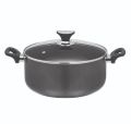 Sonex Classic Casserole Cookware Handi - Glass Lid - Non Stick Coating - Black. 