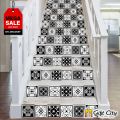 Gift City Presents Black and White Multi Pattern Design Wall Decorative Self Adhesive Tile Stickers Multiple Quantity - 12x12 cm for Bathroom Kitchen Wallpaper Decoration - Gift City. 