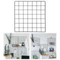 Pack of 4 Wall Grid Panel, Grid Wall Photo Display Hanging , Home Office Wall Décor Iron Rack, Photograph Wall Mesh Organizer, Ins Art Display Picture Wall Hangers. 