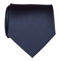Solid Navy Blue Necktie for fashion and casual use necktie Plain. 