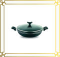 Non Stick wok with lid Nonstick karahi cooking pot king cook. 