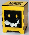 Wooden Smile Face Tissue Roll Box - Car Tissue Box. 