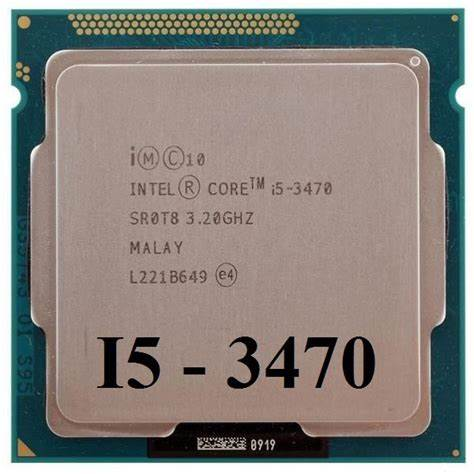 Intel Core i5 3rd Generation Processor (i5-3470)