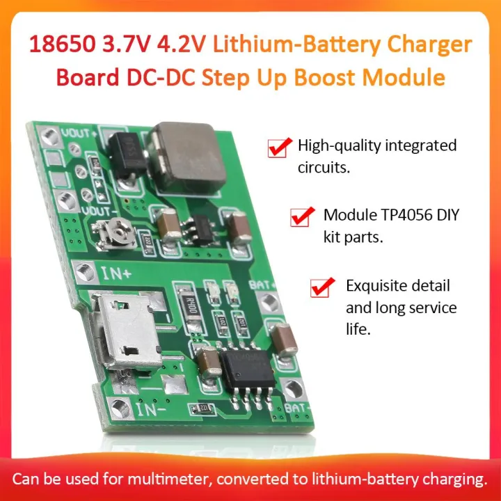TP4056%20Lithium%20Ion%20Battery%20Charger%20With%20DC%20To%20DC%20Step%20Up%20Boost%20Converter%20Module%20-%20Image%205