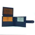 Premium Milled Leather Wallet -  Men's -  Cash & Card Wallet With Zipper - V 75 - Wallet for Men's. 