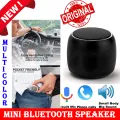 Original World's Smallest Coin Size Bluetooth Speaker - The Mini Smallest Rechargeable Music Player Loudspeaker - Premium Sound Aluminum Wireless Speakers with Call Mic - Ultra Small Best Pocket Speaker - Portable Speakers For Home Indoor Outdoor Travel. 