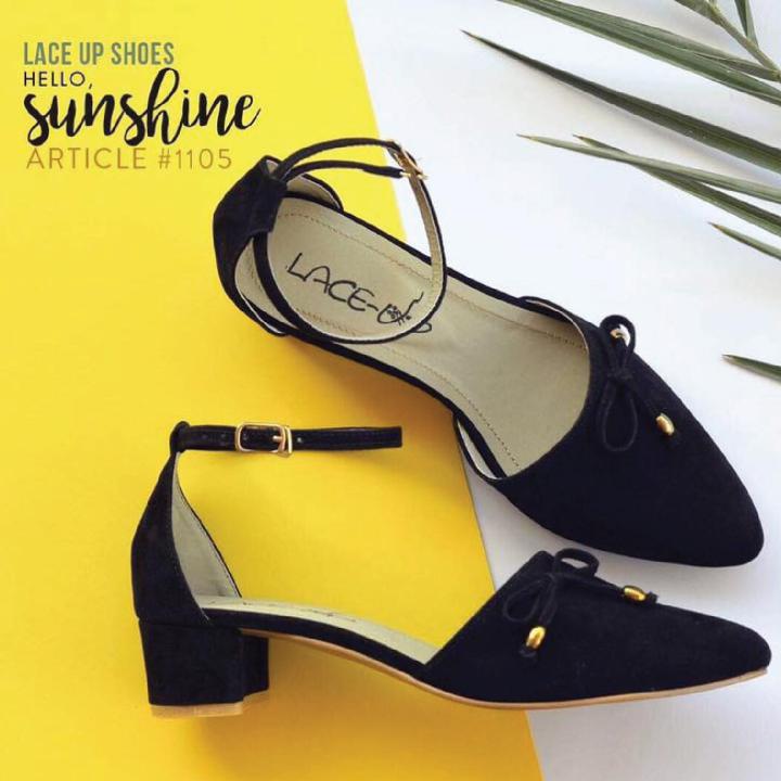 LACE UP Sunshine Block Heels - Shoes for Women
