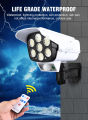 LED Solar Camera Style Power Light PIR Motion Sensor Outdoor Wall Lamp Fake_ Camera Shape. 