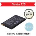 Nokia 225 Battery Replacement BL-4UL For Nokia 225 1200mAh - Black. 