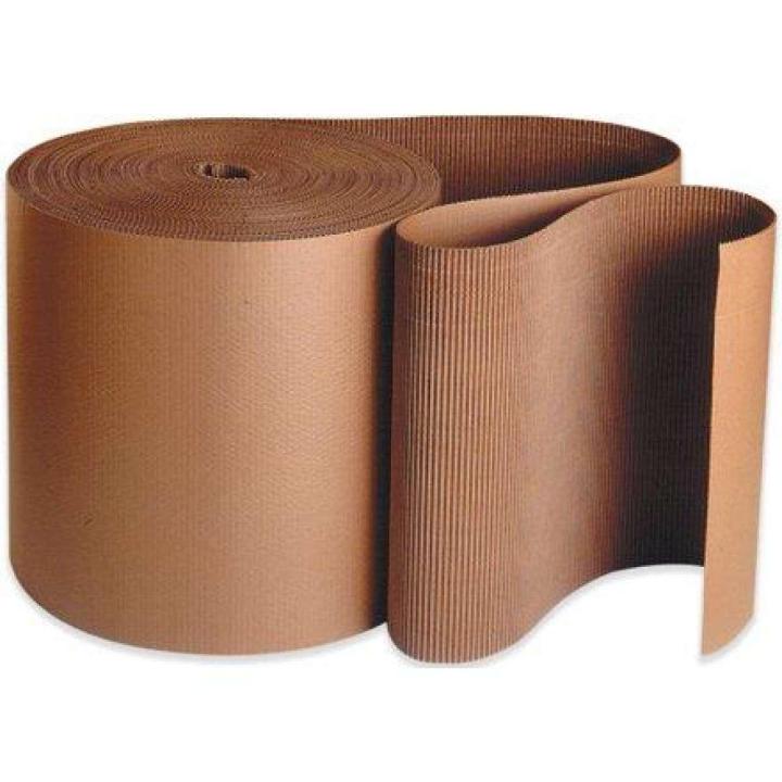 Packing Material Brown Corrugated Cardboard Sheet - 200 Feet Length & 27 Inches Width