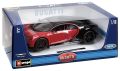 Bburago Bugatti Chiron Sports Red & Black Limited Edition with Chrome Alloy 1/18 Diecast Model Car. 
