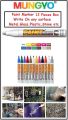 Munygo Paint Marker 12 Pieces Set – Write on any surface Plastic, Stone, Metal, Glass – Available in 11 Colors - Made in Korea. 