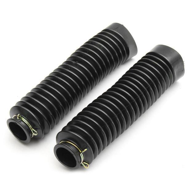1 Pair Of Shock Rubber For Universal Motorcycle Use for Dust Protection